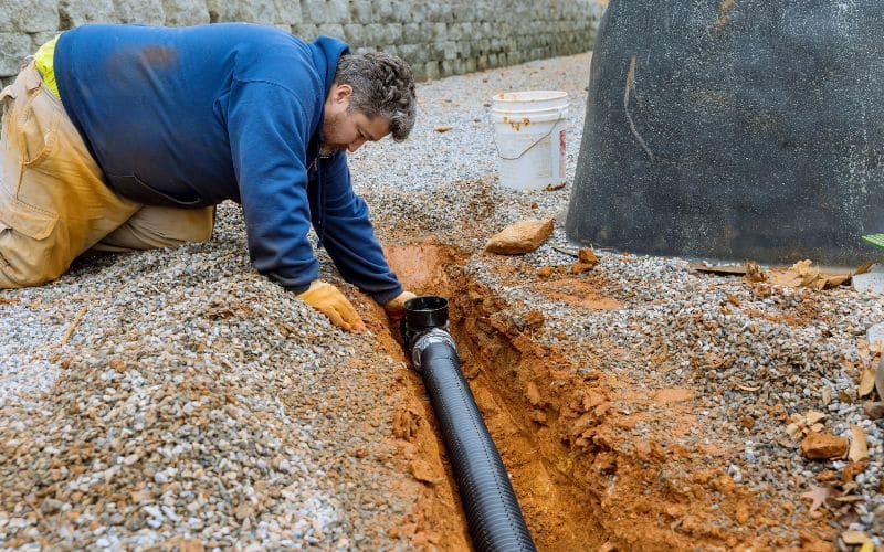 Maintenance for drainage pipe