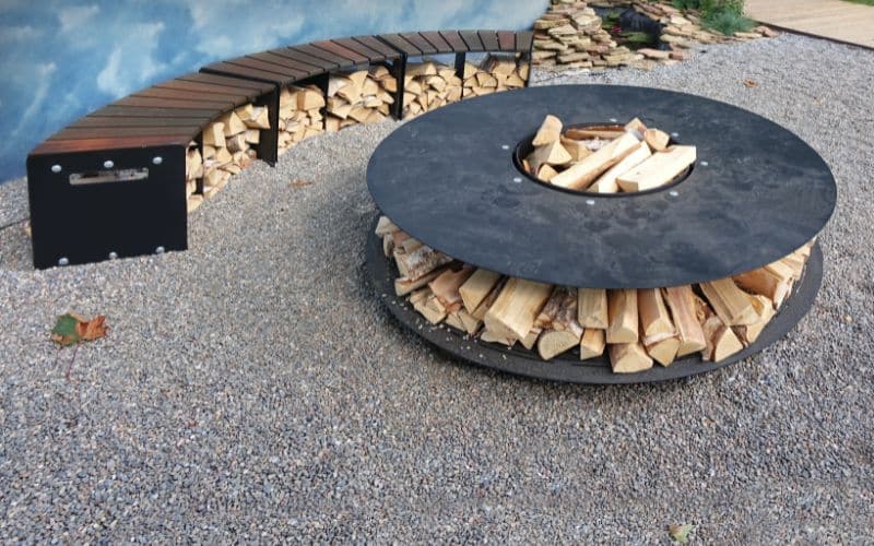 Gravel for Fire Pit Area