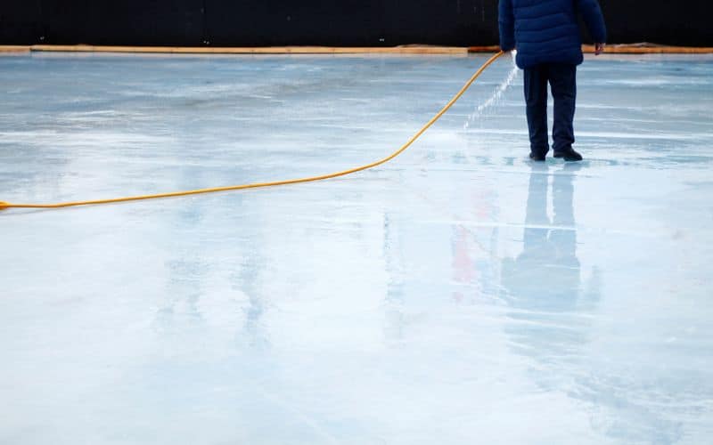 Can You Flood Your Rink Over Snow