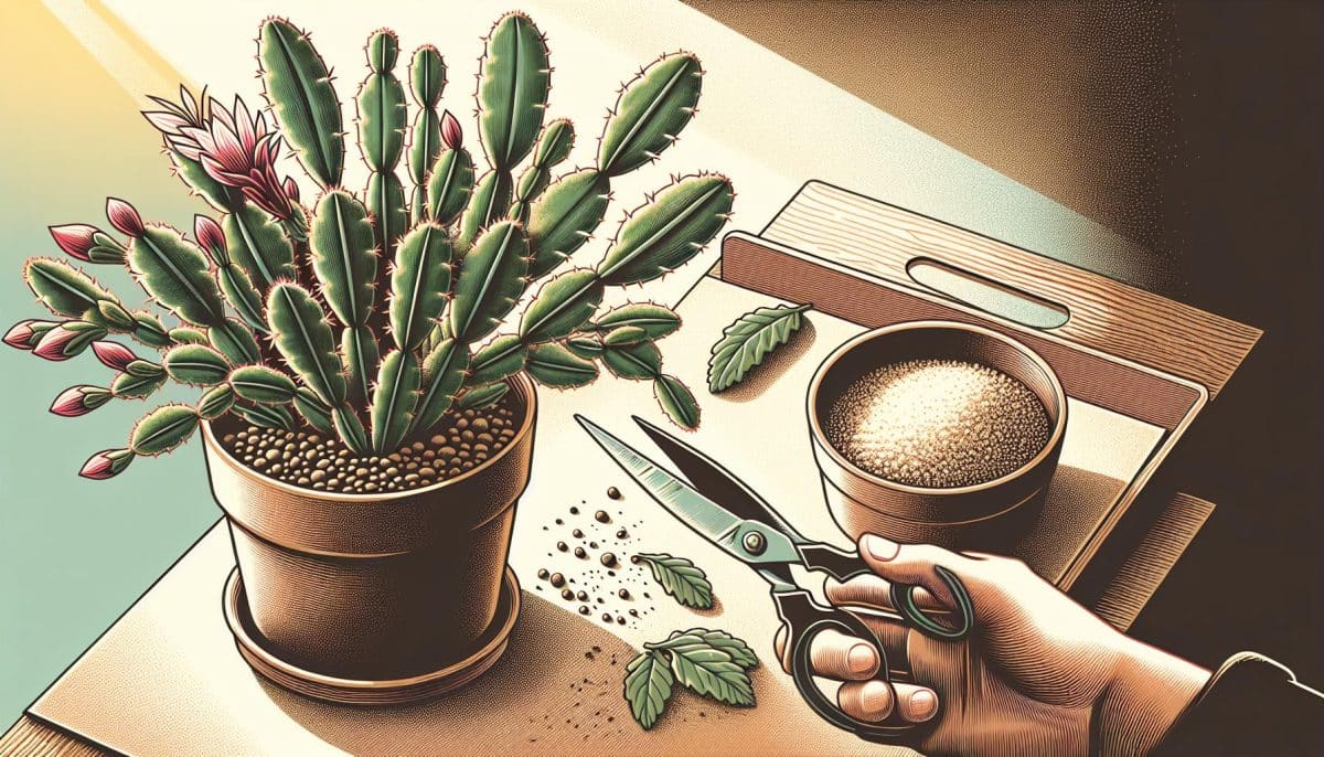 Cactus Pruning Guide Tips Illustration