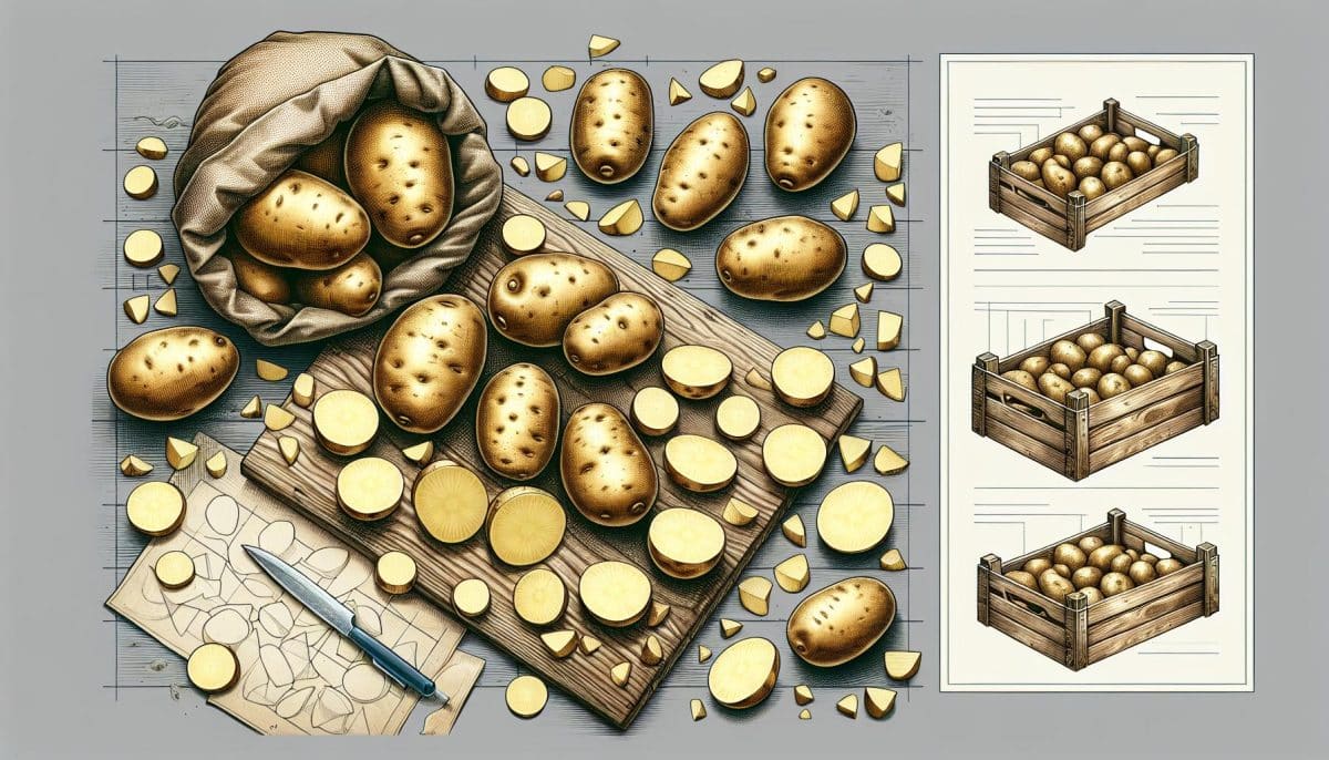Potato Harvest Illustration