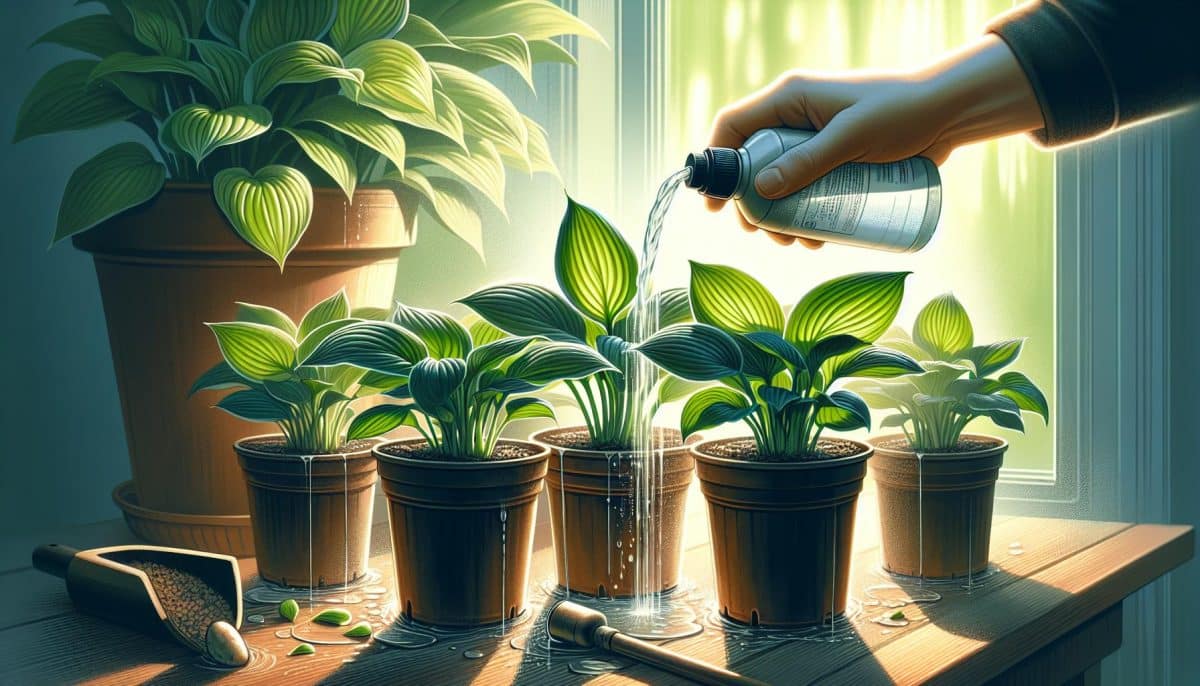 indoor plant watering and care