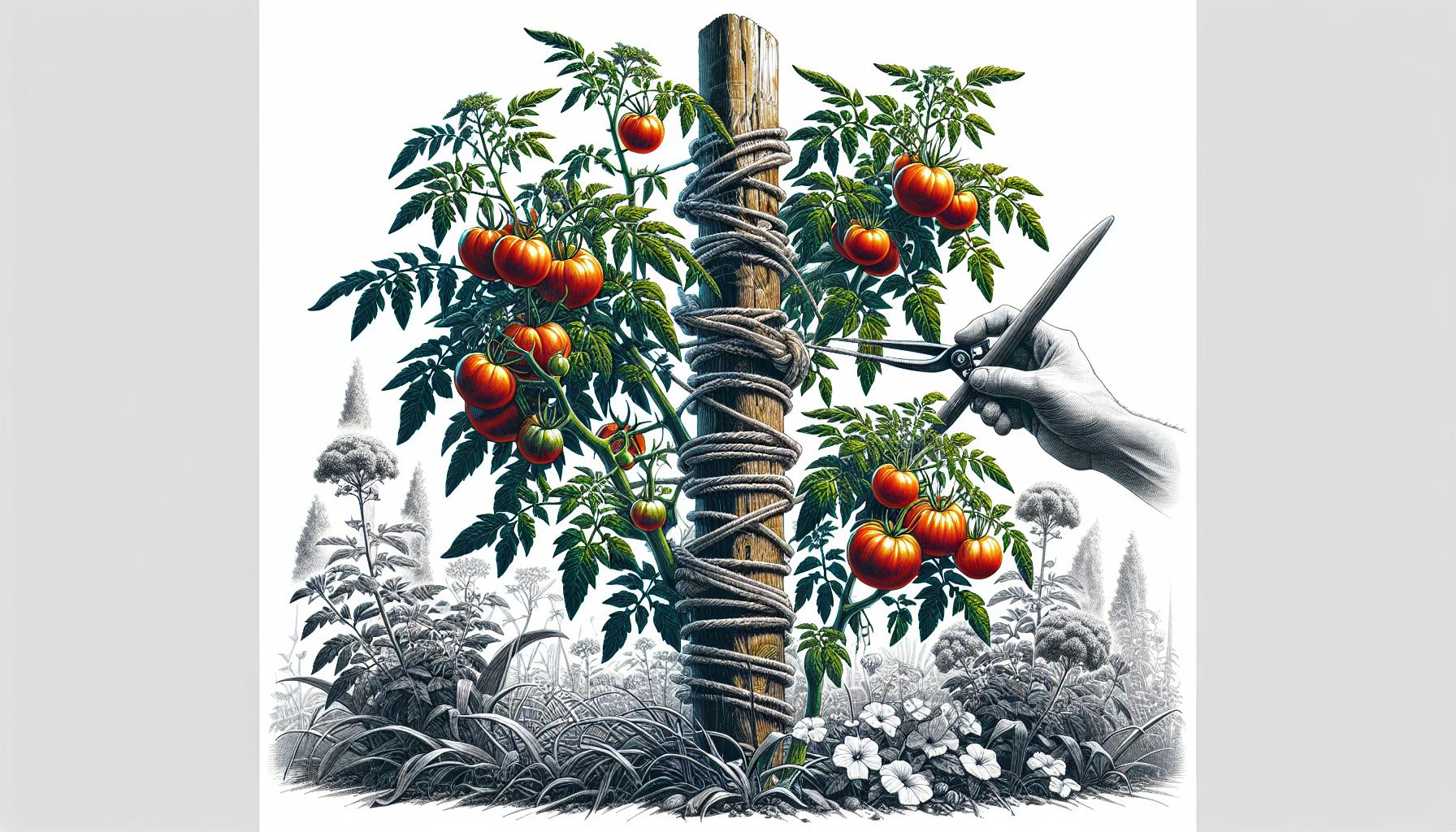 Ripe Tomatoes Garden Illusion Art