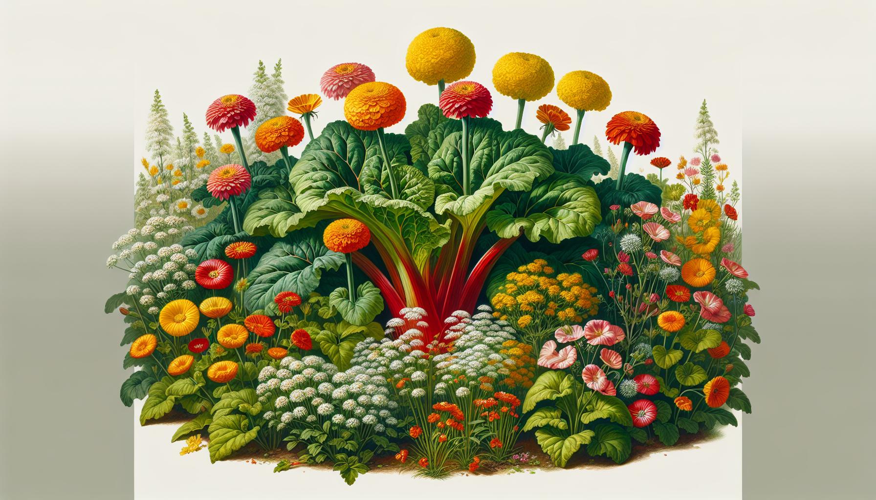 colorful vegetable arrangement art