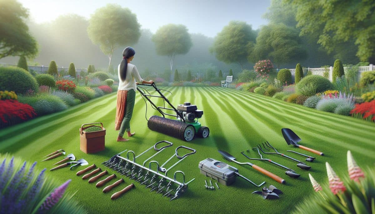 garden maintenance lawn mowing tools