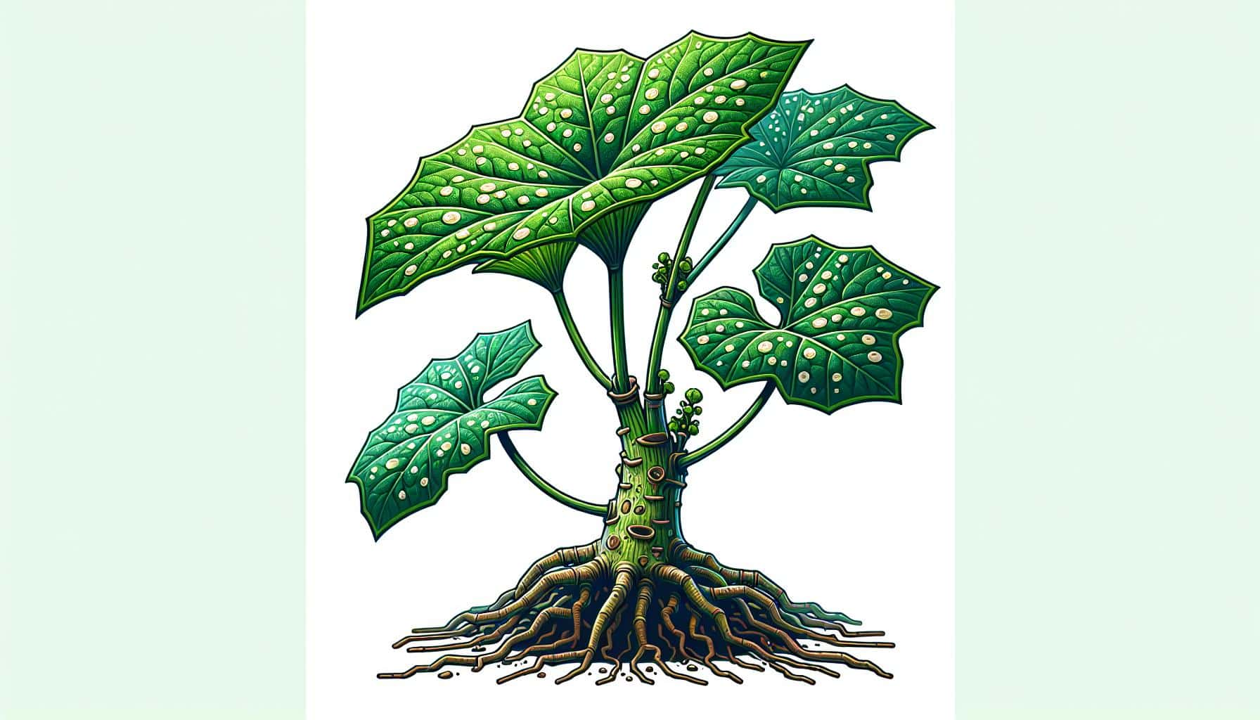green leafy plant illustration