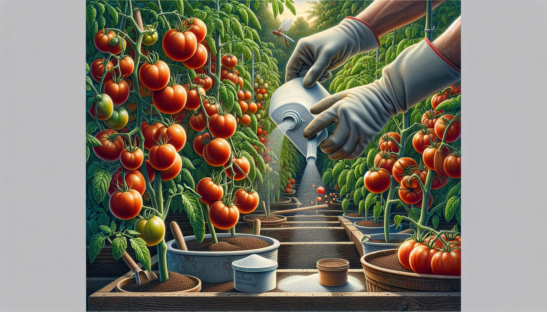 hydroponic tomato growth gardening