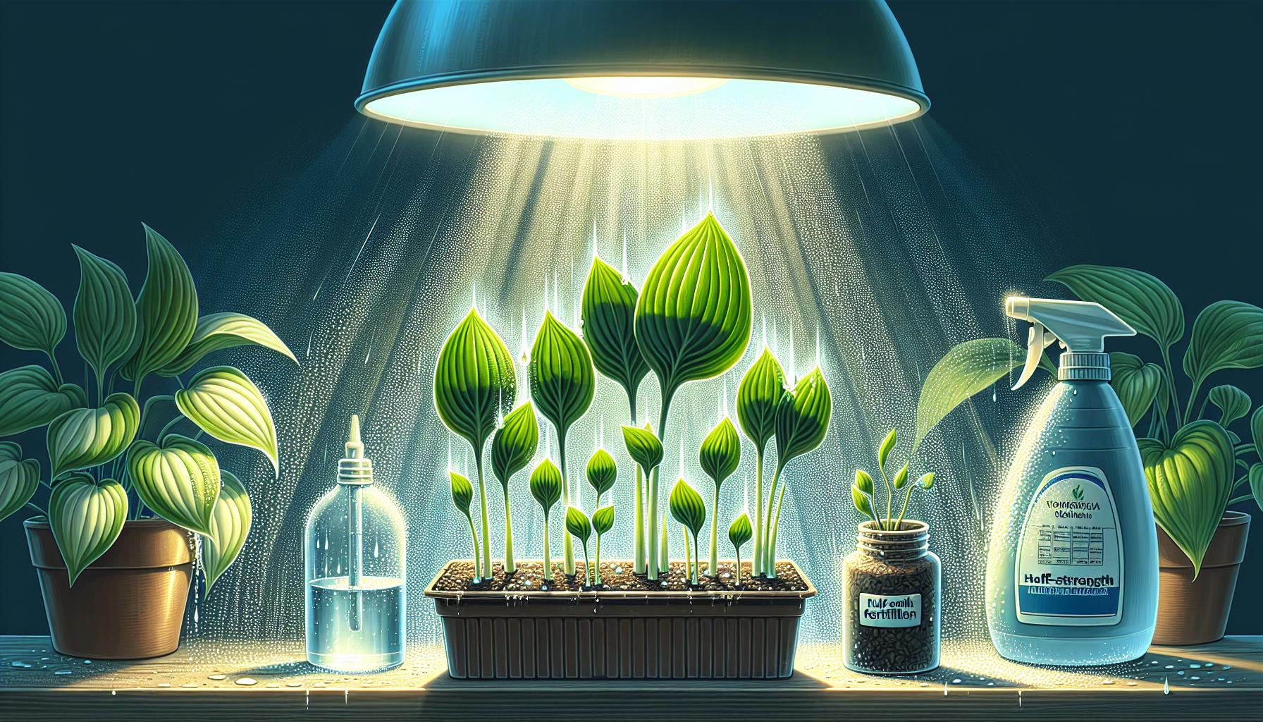 indoor plants under grow light