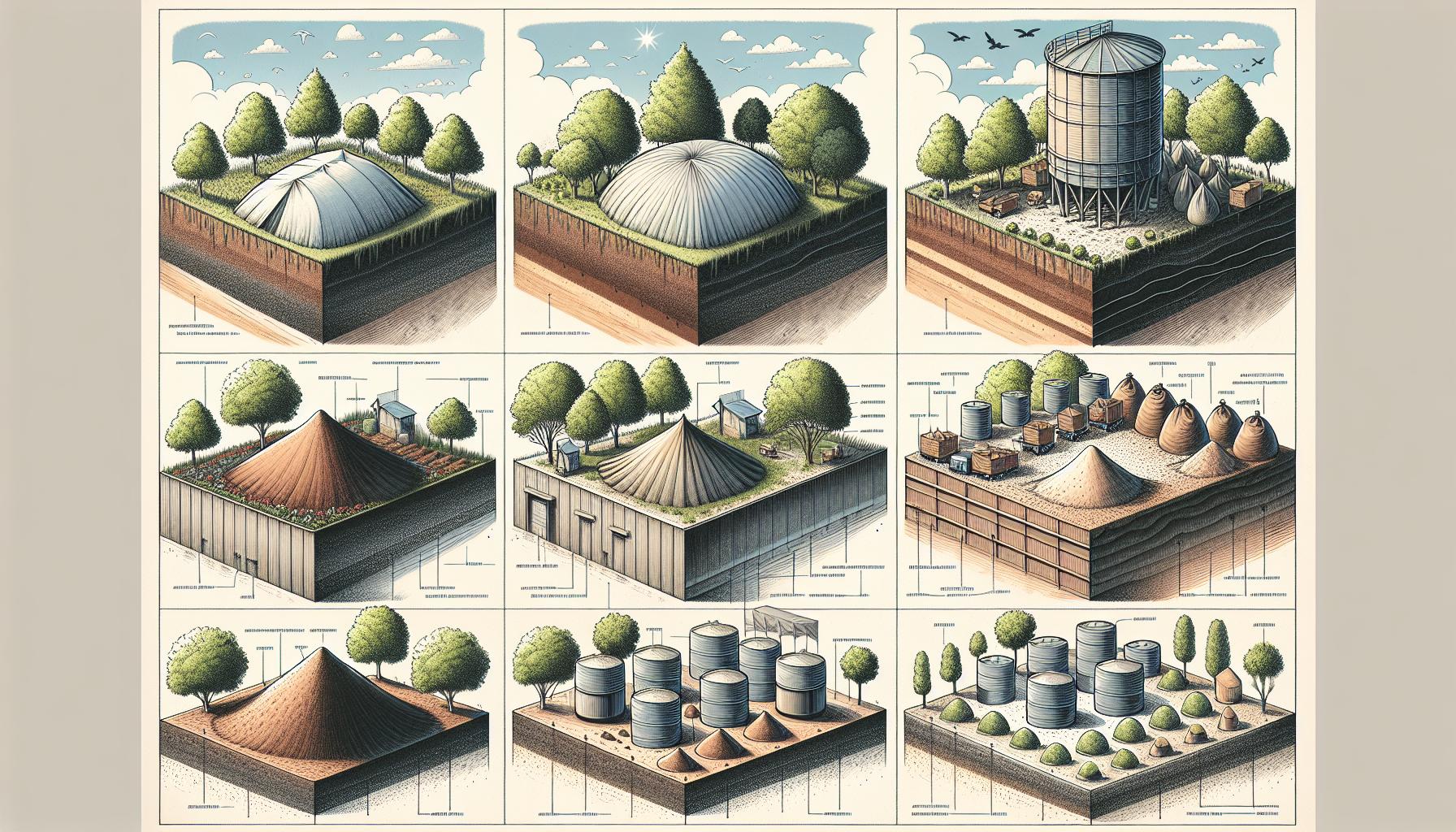 isometric farm buildings concept art