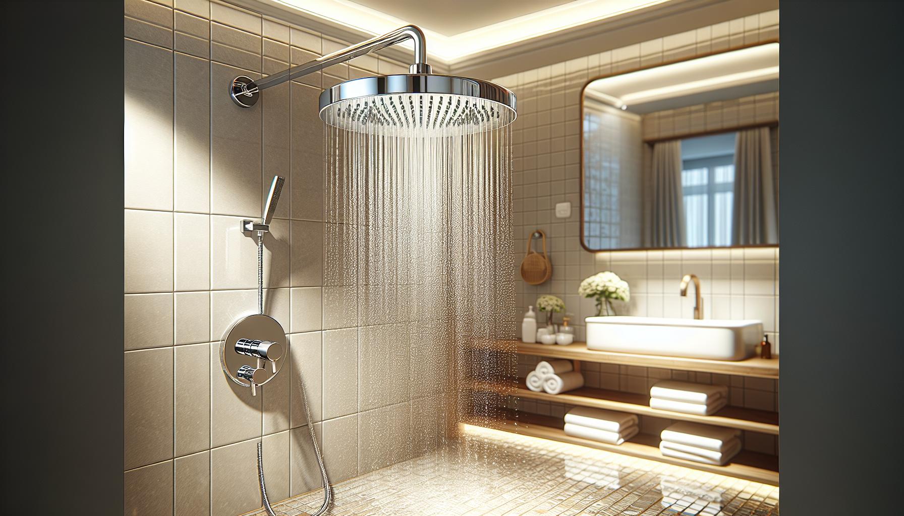 modern luxury shower design
